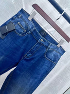 Dolce & Gabbana - Premium Blue Wash Slim-Straight Denim Jeans