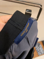 Louis Vuitton - LV Logo Tonal Swimwear Shorts - Navy Blue