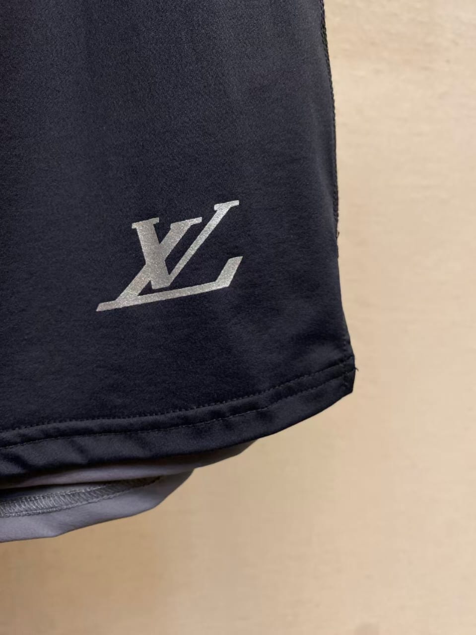 Louis Vuitton - LV Logo Tonal Swimwear Shorts - Navy Blue