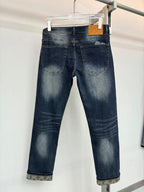Louis Vuitton - Cuff Dark Wash Denim Jeans