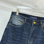 Louis Vuitton - Cuff Dark Wash Denim Jeans