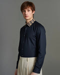 Fendi - Men’s FF Motif Collar Poplin Shirt
