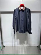Fendi - Men’s FF Motif Collar Poplin Shirt