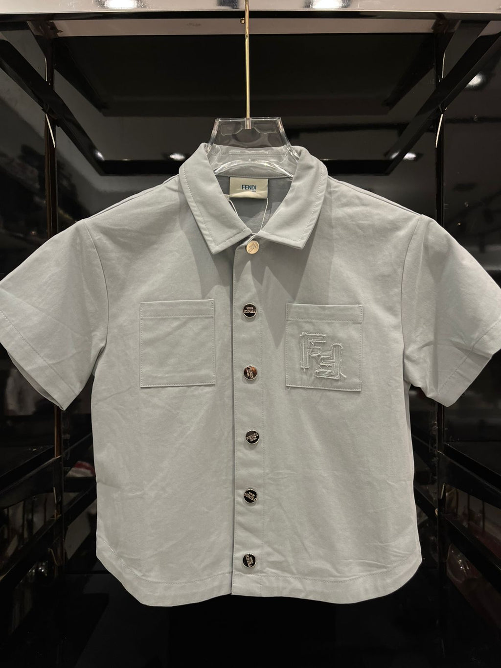Fendi - Kids FF Logo Cotton Twill Set