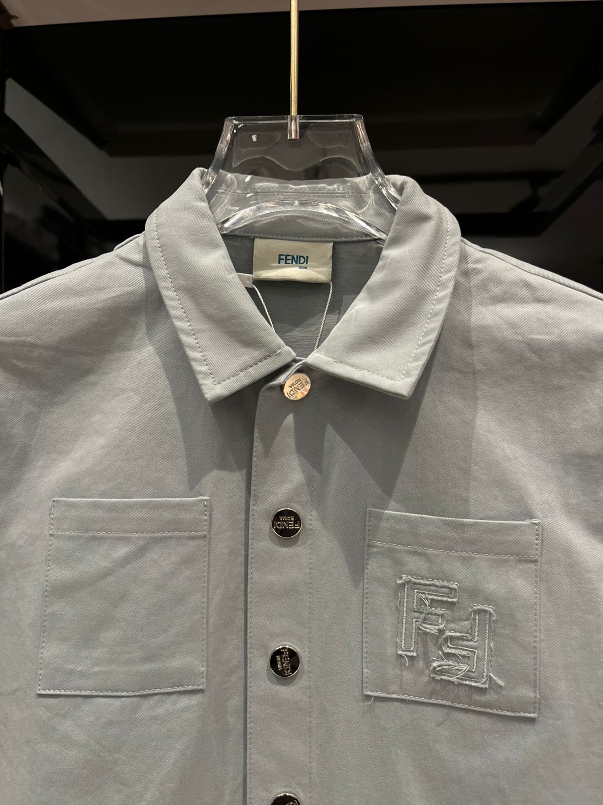 Fendi - Kids FF Logo Cotton Twill Set