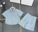 Fendi - Kids FF Logo Cotton Twill Set
