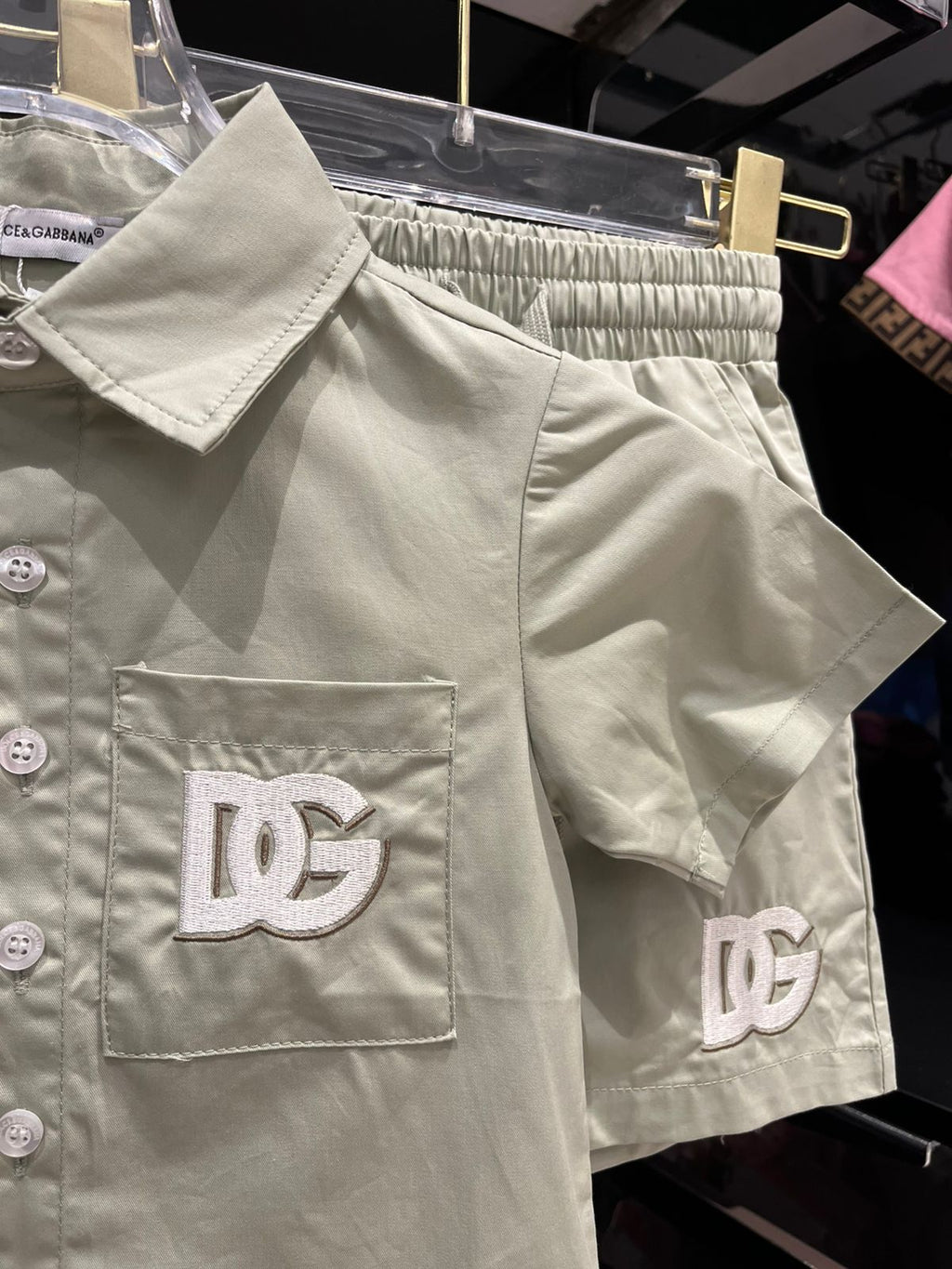 Dolce & Gabbana - Kids DG Logo Cotton Twill Set