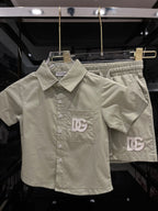 Dolce & Gabbana - Kids DG Logo Cotton Twill Set