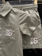 Dolce & Gabbana - Kids DG Logo Cotton Twill Set
