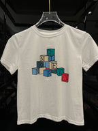 Moncler - Kids ABC Blocks Graphic T-Shirt