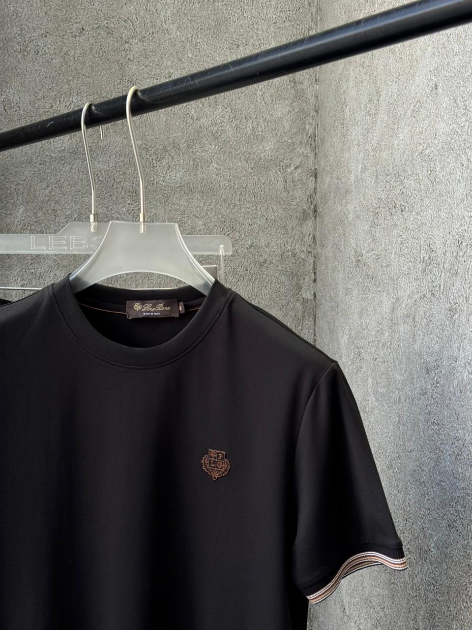 Loro Piana - Men's Premium Jersey T-Shirt with Contrast Trim Detail