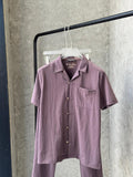 Loro Piana - Men's André Linen and Cotton Two-Piece Resort Set in Dusty Rose
