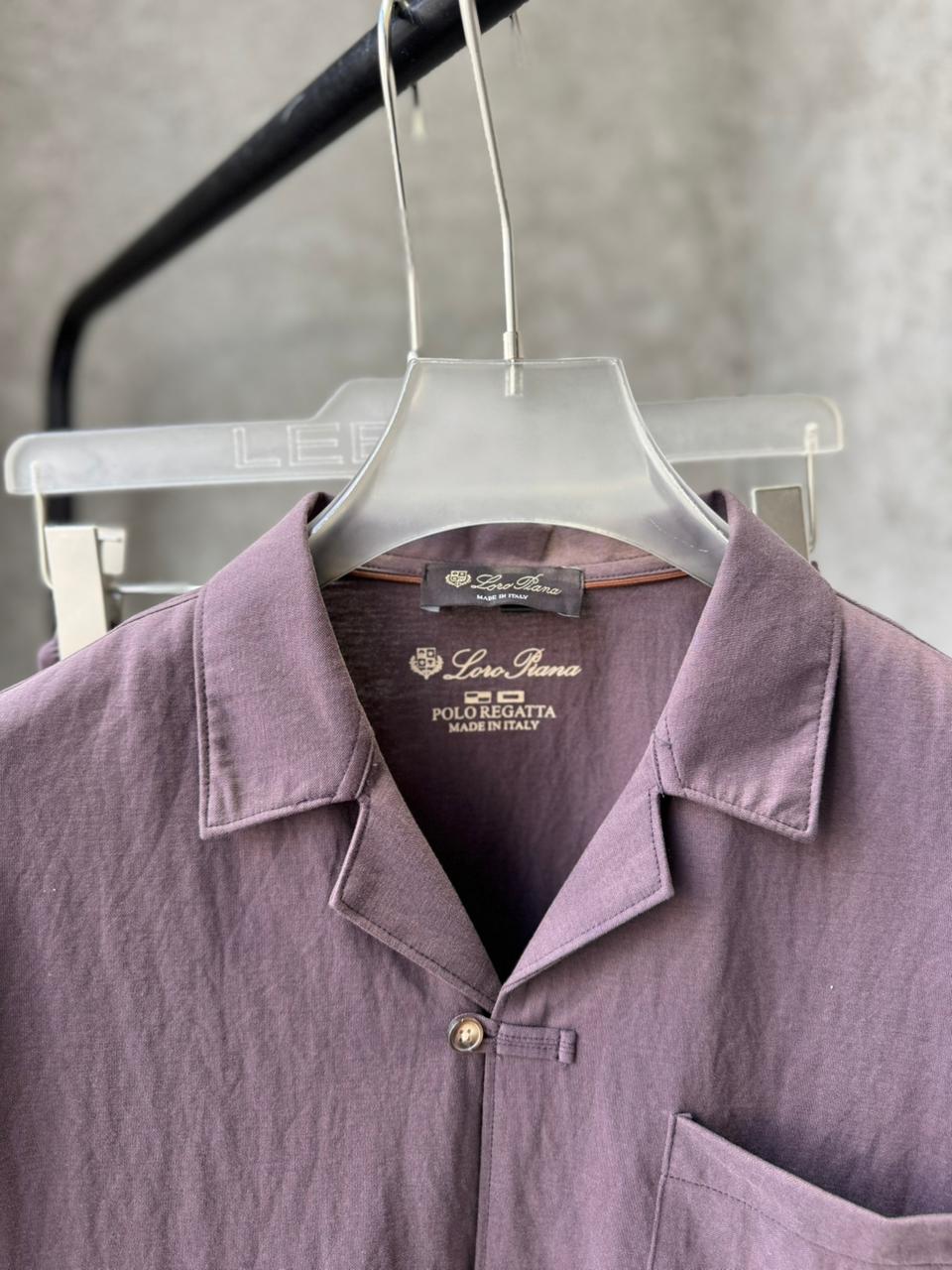 Loro Piana - Men's André Linen and Cotton Two-Piece Resort Set in Dusty Rose