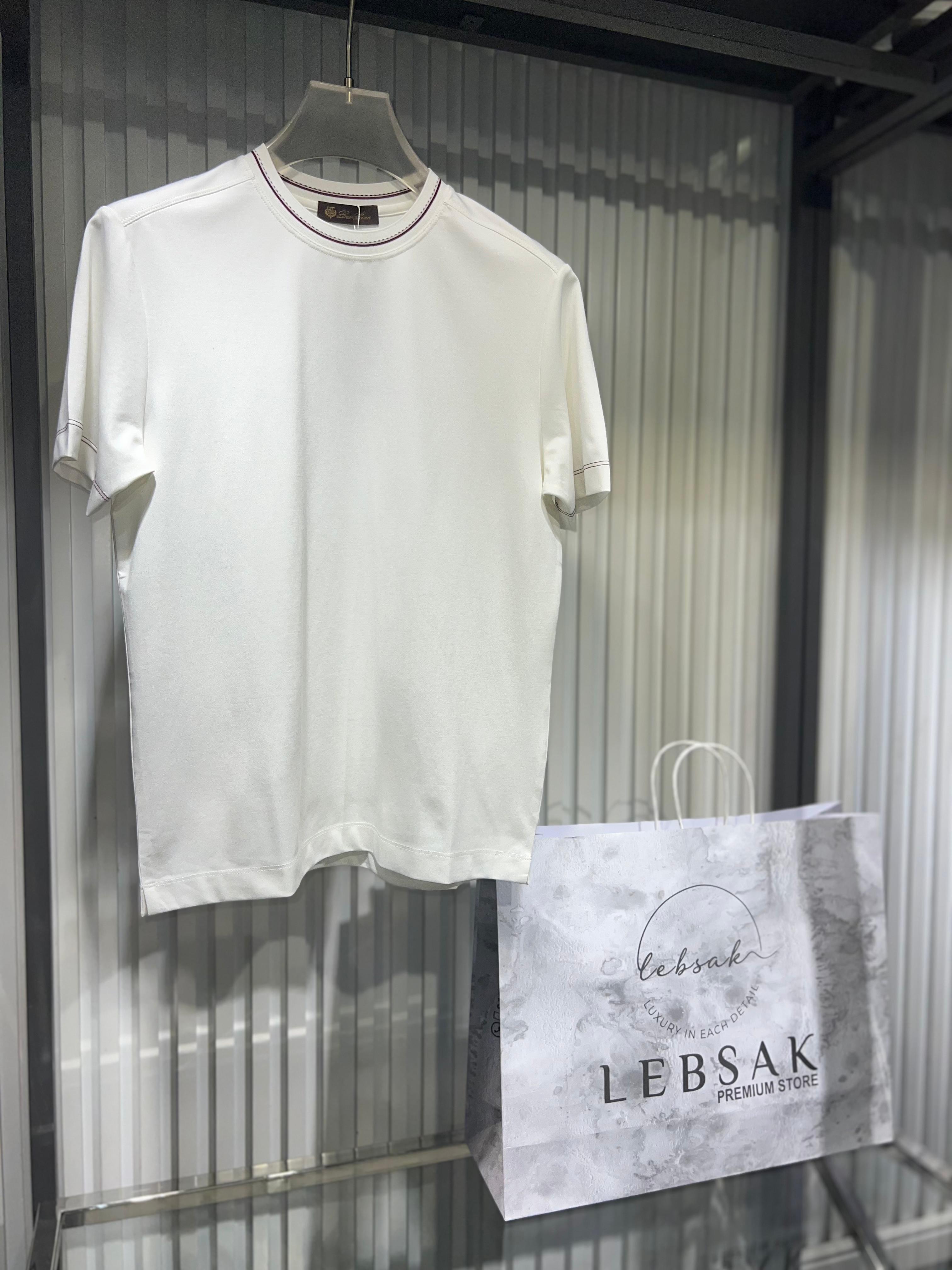 Loro Piana - Signature Cotton-Jersey T-Shirt with Contrast Tipping
