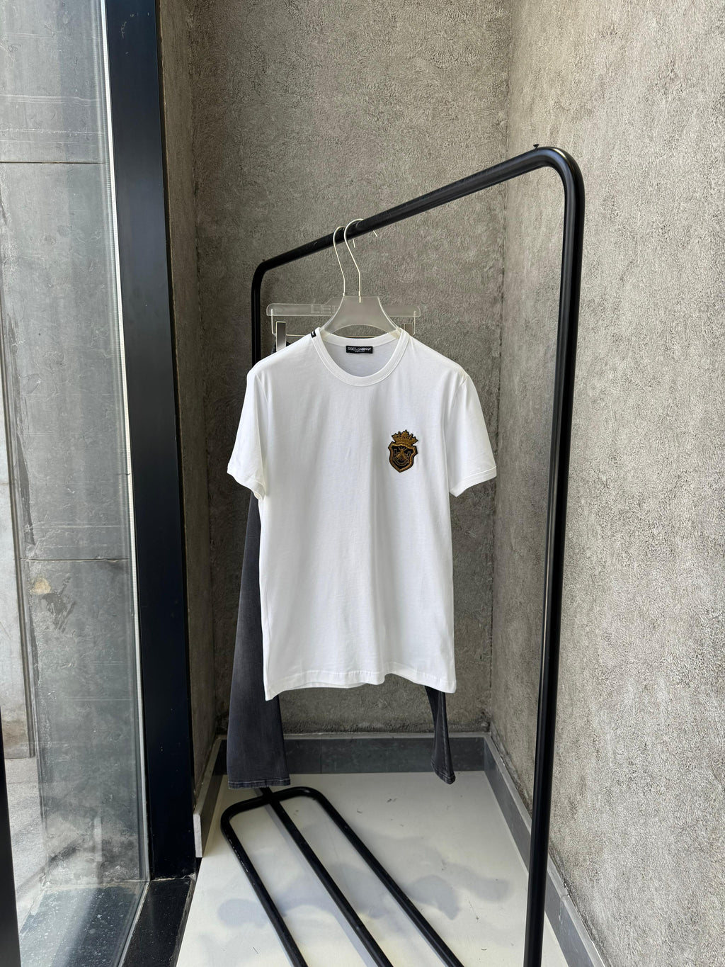 Dolce & Gabbana - Heraldic Bee & Crown Embroidered Cotton T-Shirt – White