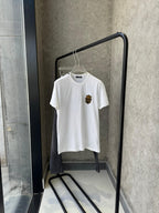 Dolce & Gabbana - Heraldic Bee & Crown Embroidered Cotton T-Shirt – White