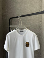 Dolce & Gabbana - Heraldic Bee & Crown Embroidered Cotton T-Shirt – White