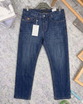Prada - Milano Logo-Tab Straight-Leg Jeans – Authentic Indigo Wash