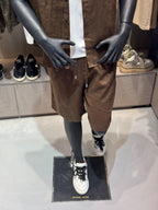 Loro Piana - Andre Shirt & Drawstring Shorts Linen Set – Espresso Brown