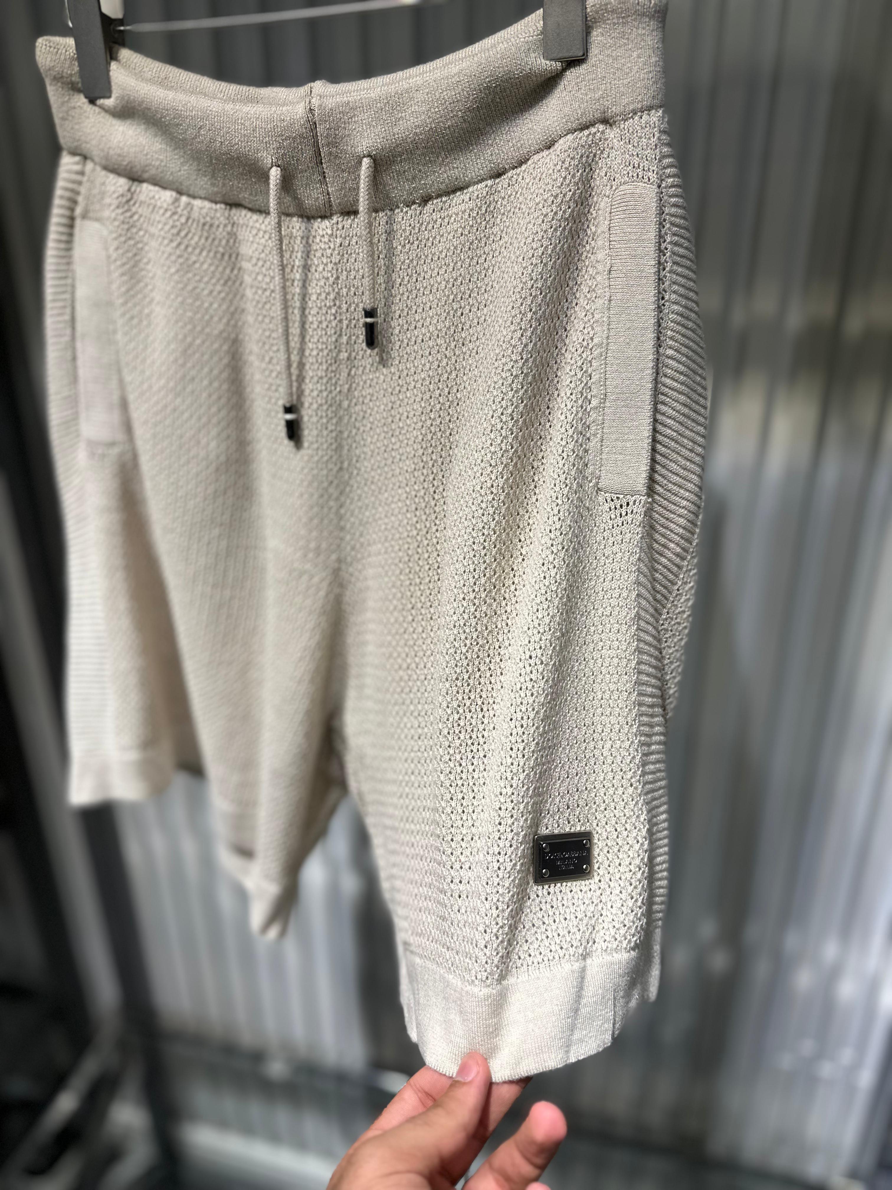 Dolce & Gabbana - Logo-Print Cotton Jersey Hoodie & Joggers Set – Nero/White
