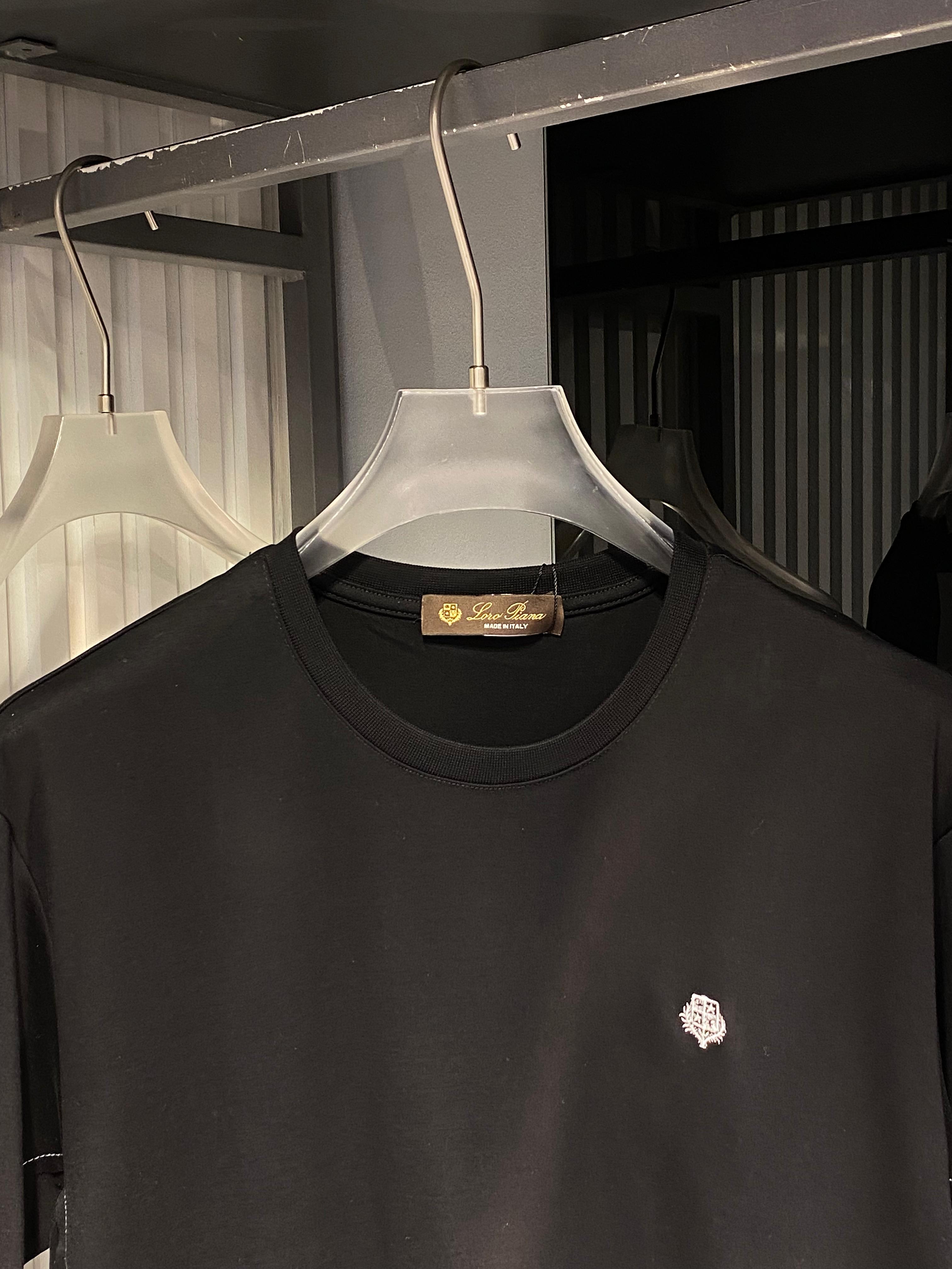 Loro Piana - André Cotton Jersey T-Shirt – Nero