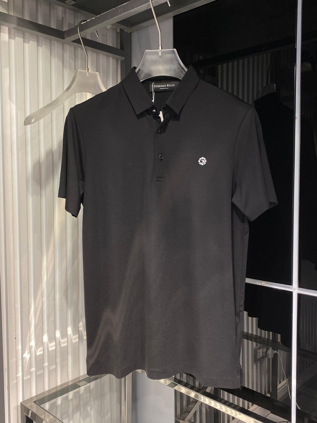 Stefano Ricci - Signature Eagle Embroidery Polo – Nero