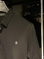 Stefano Ricci - Signature Eagle Embroidery Polo – Nero