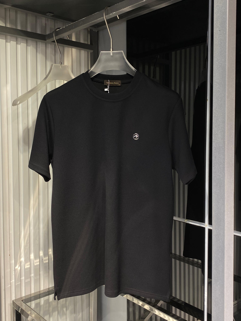 Stefano Ricci - Signature Medallion Cotton T-Shirt – Nero