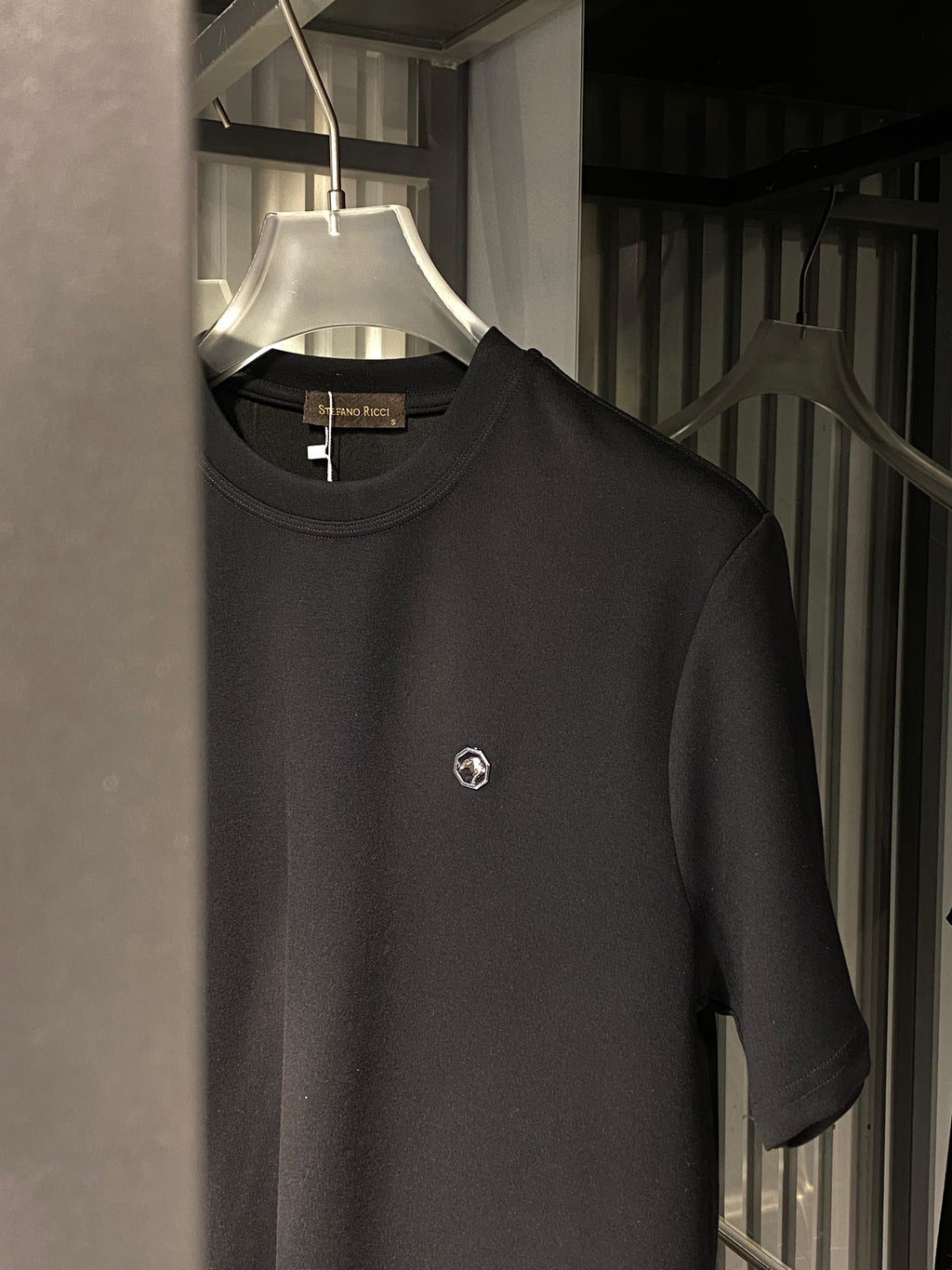 Stefano Ricci - Signature Medallion Cotton T-Shirt – Nero