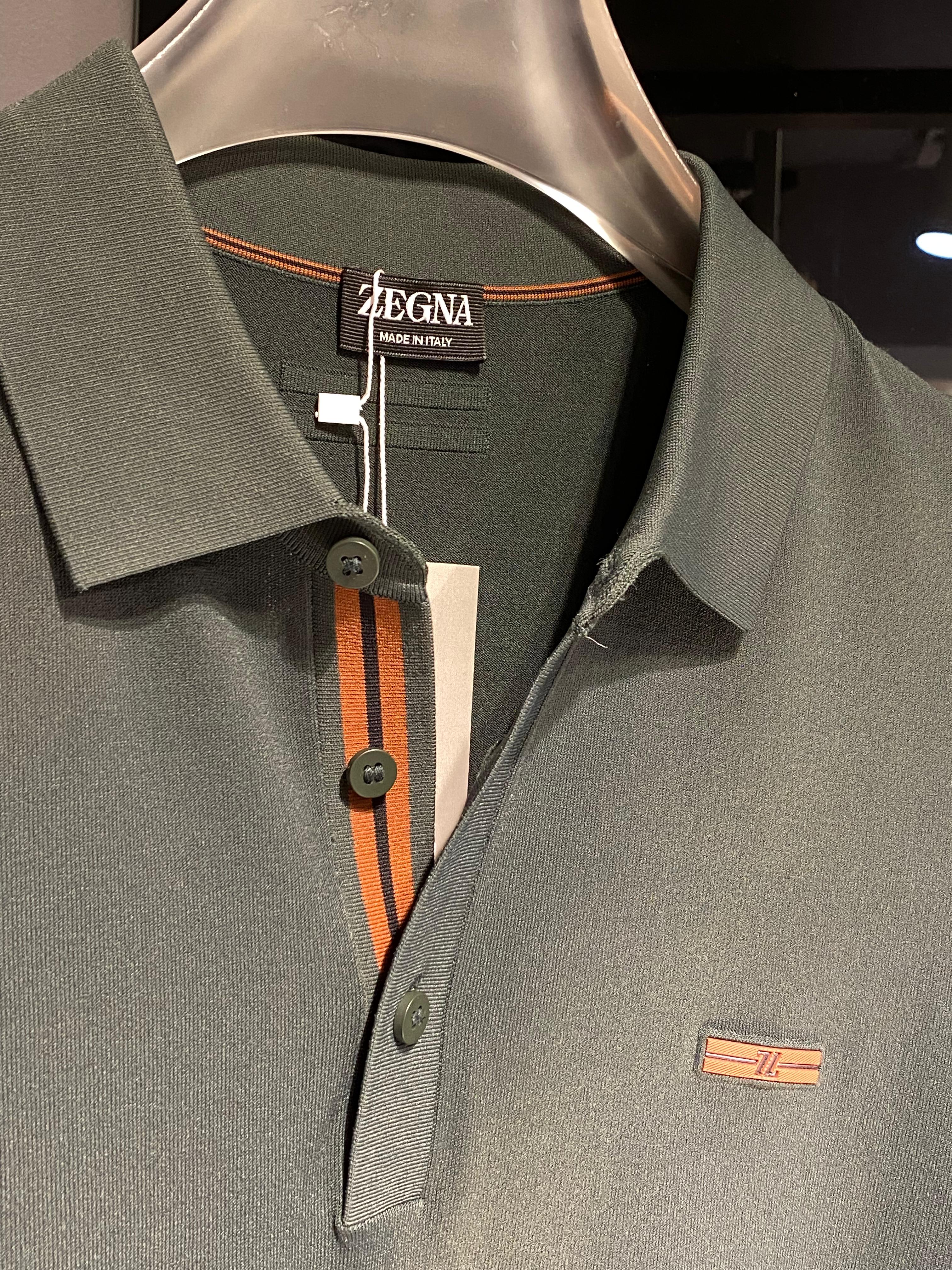 Zegna - Signature Medallion Cotton T-Shirt – Nero