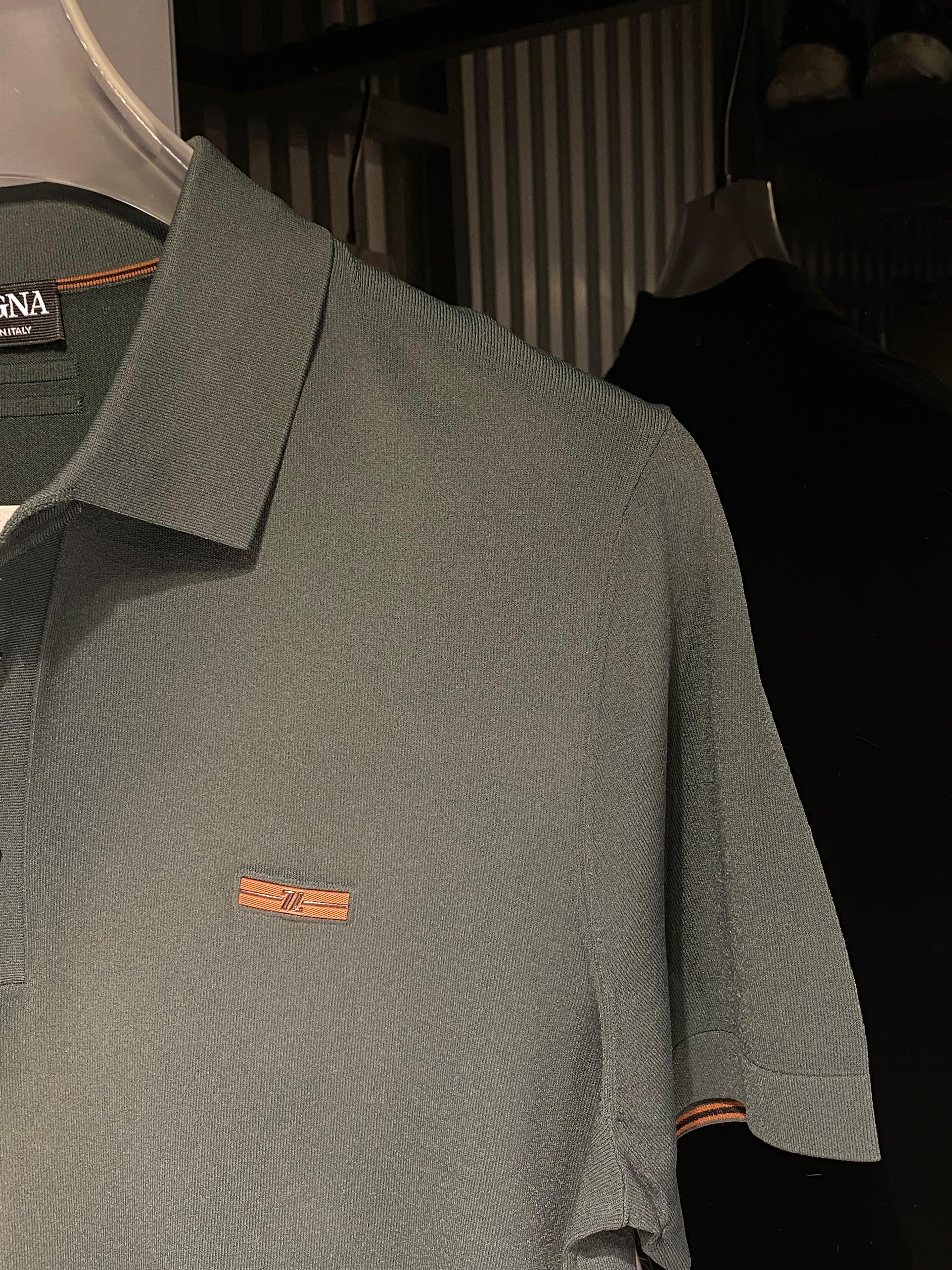 Zegna - Signature Medallion Cotton T-Shirt – Nero