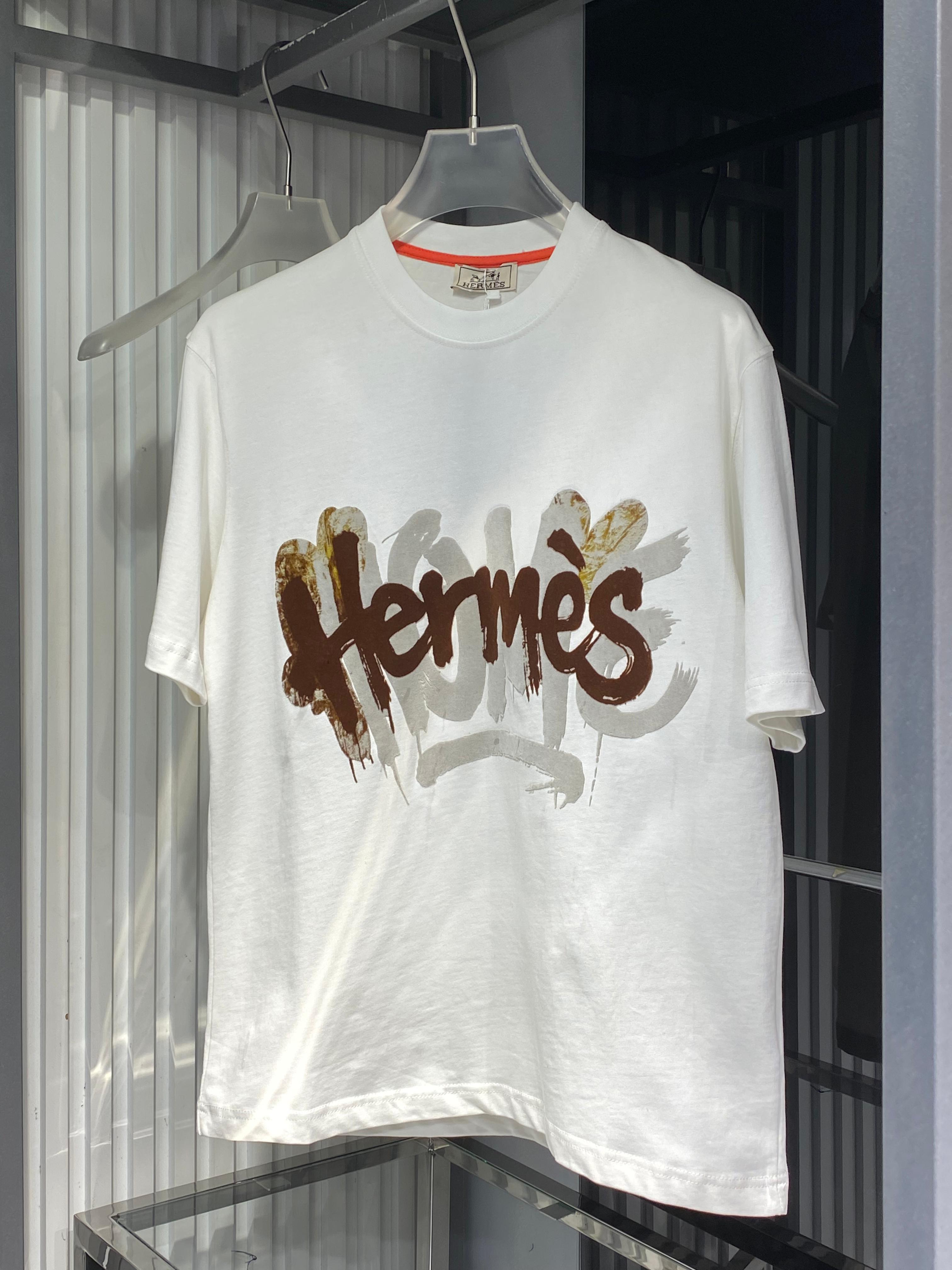 Hermès - Paris H-Logo Piqué Cotton Polo – Classic White