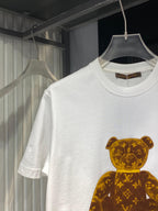 Louis Vuitton - "Monogram Teddy" Graphic T-Shirt – Optic White