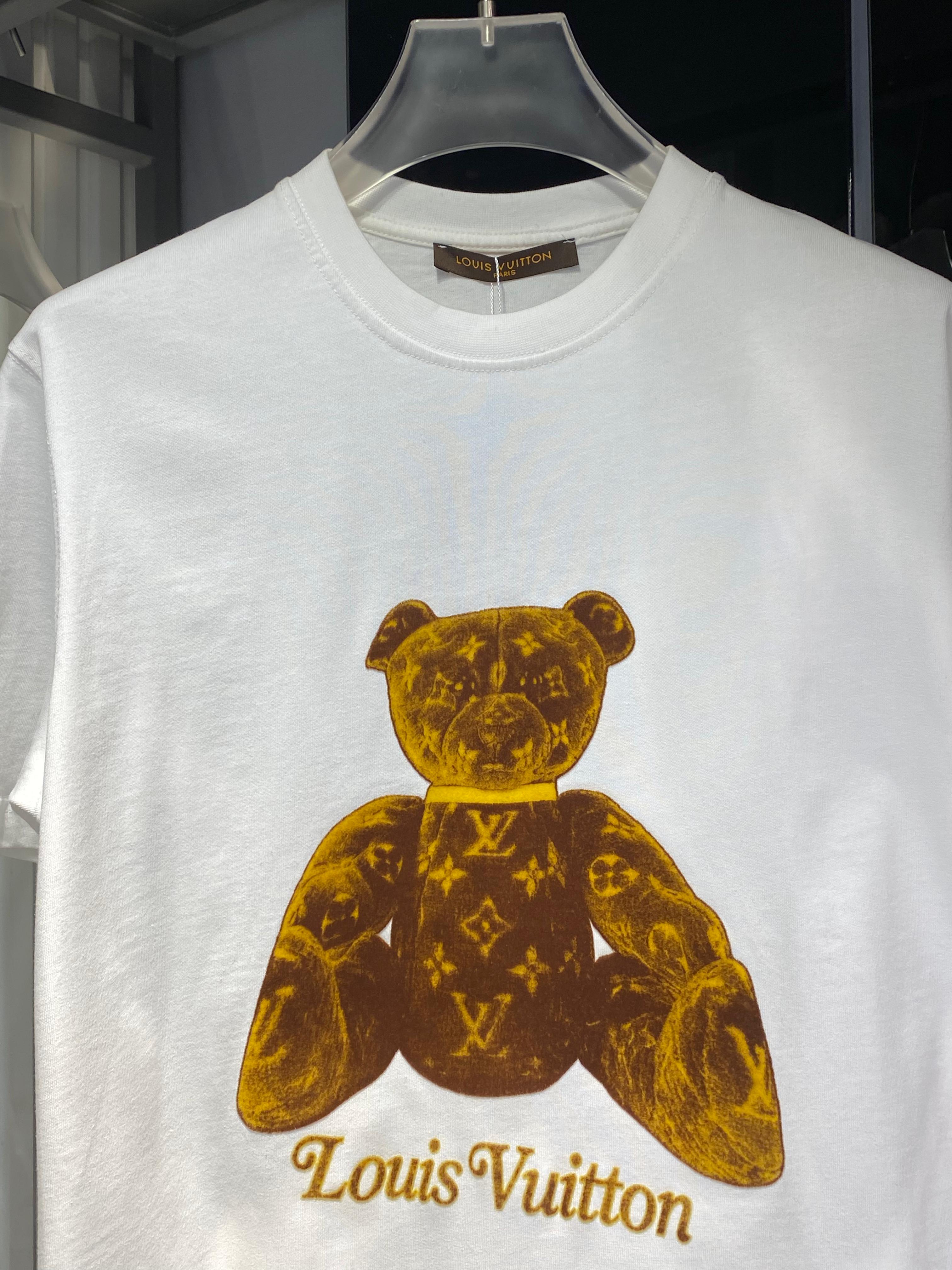 Louis Vuitton - "Monogram Teddy" Graphic T-Shirt – Optic White