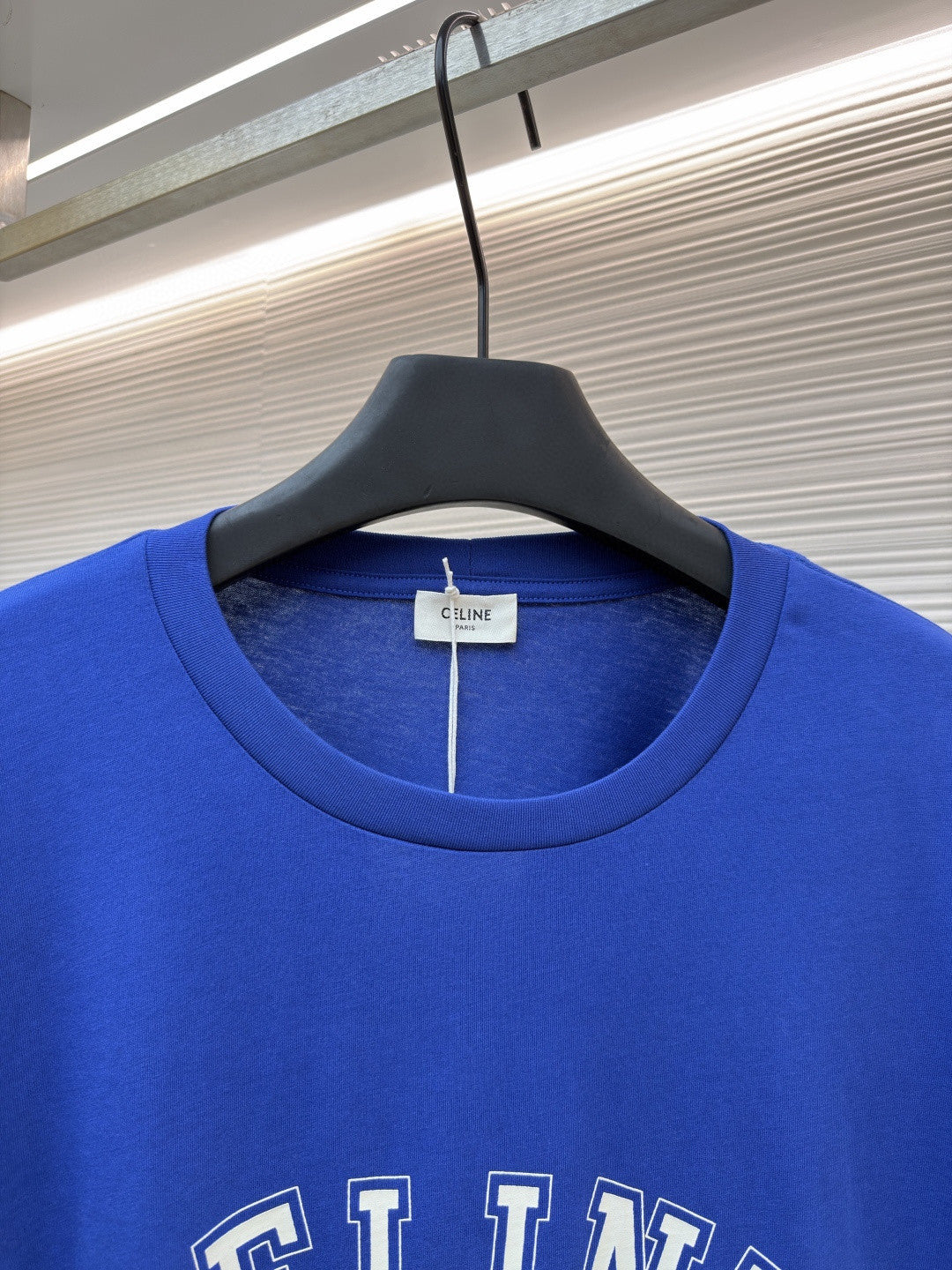 Celine  - Triomphe Embroidered Cotton Jersey Polo – Nero