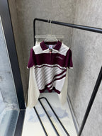 Casablanca - Laurel Color-Block Knit Polo