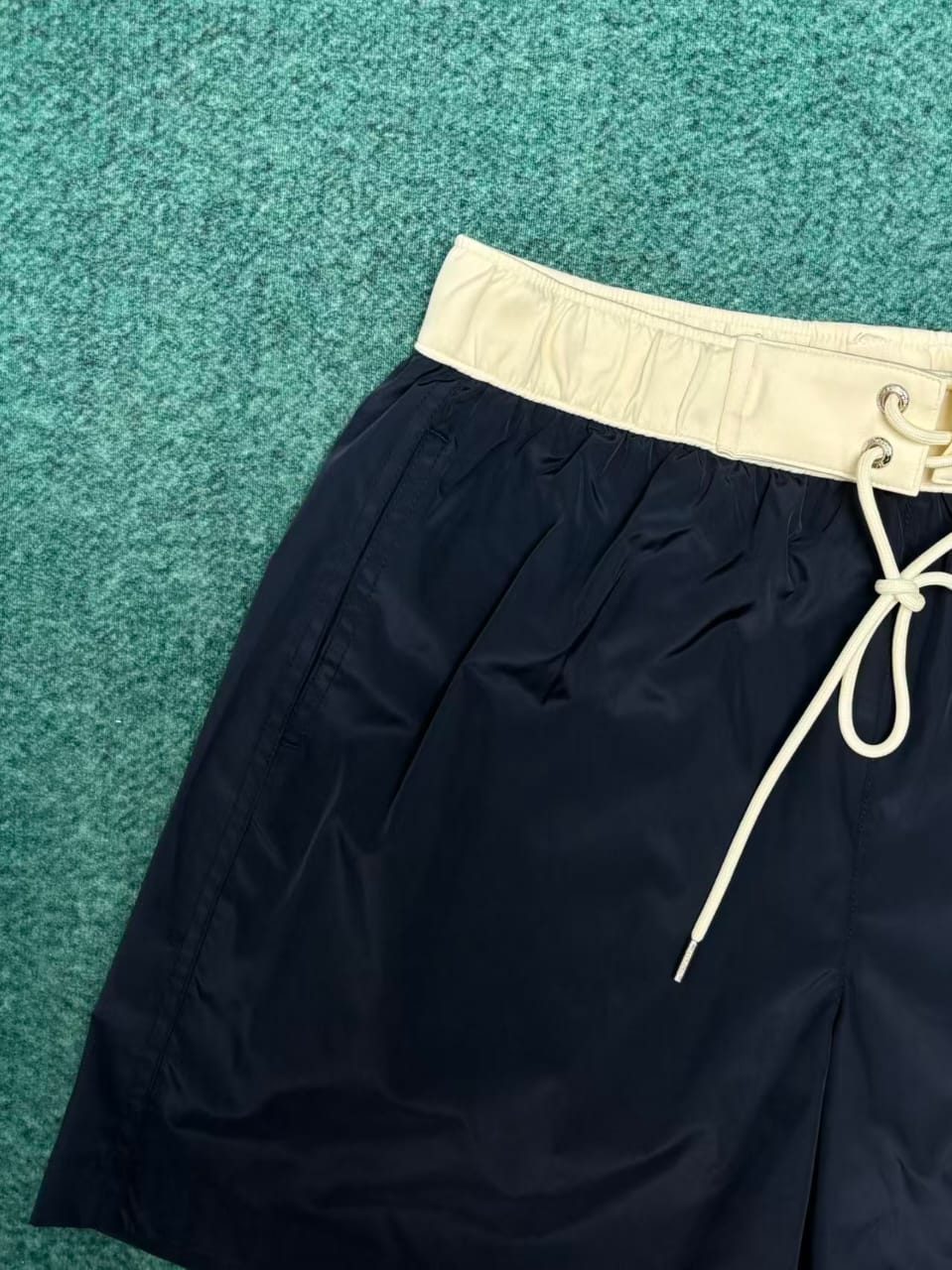 Moncler - Contrast Waistband Swim Shorts