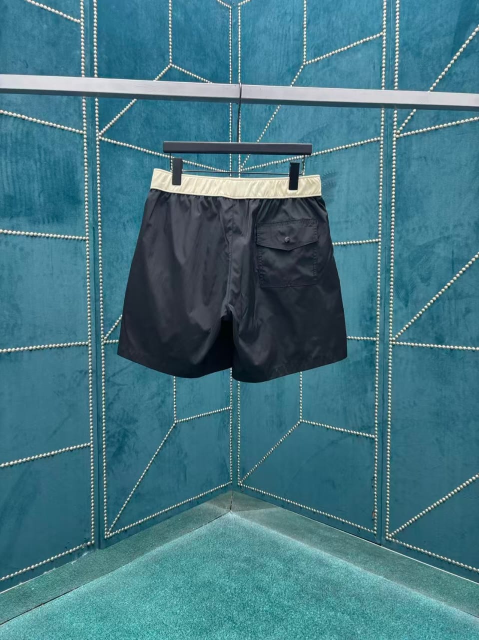 Moncler - Contrast Waistband Swim Shorts