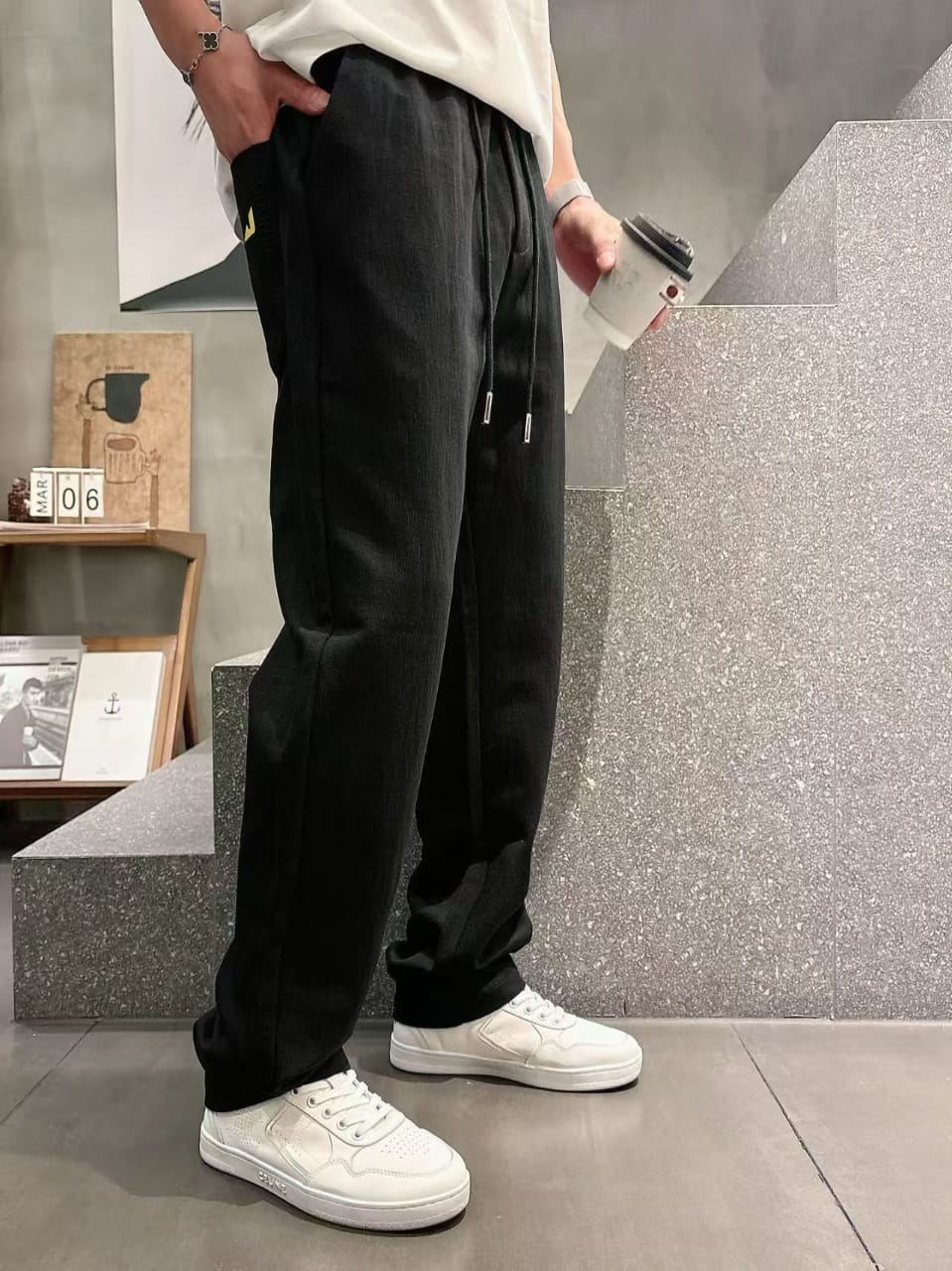 Fendi - Bag Bugs Eyes Embroidered Sweatpants