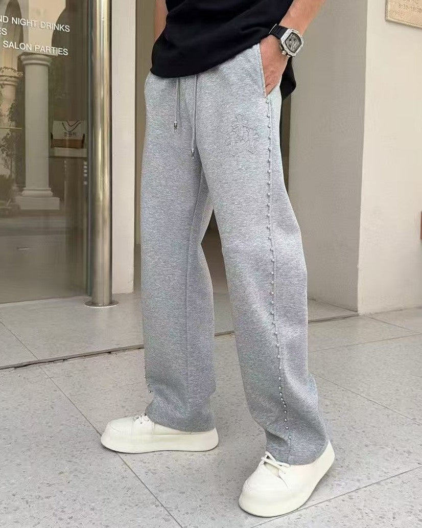 Chrome Hearts - Cross Patch Studded Sweatpants