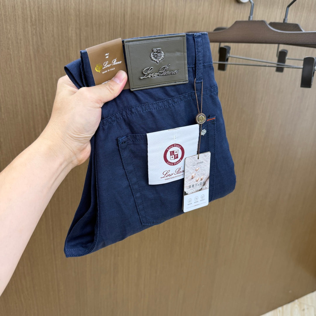 Loro Piana - Slim-Fit Cotton & Silk Blend Trousers