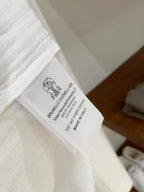 Brunello Cucinelli - Striped Cotton & Linen Button-Down Shirt