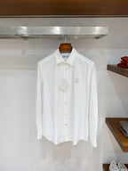 Brunello Cucinelli - Striped Cotton & Linen Button-Down Shirt