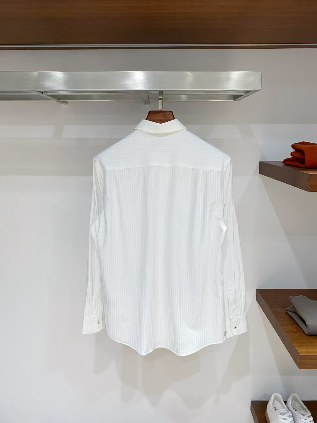 Brunello Cucinelli - Striped Cotton & Linen Button-Down Shirt