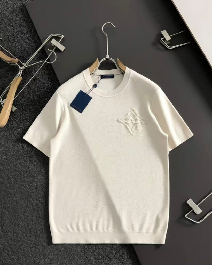 Louis Vuitton - Monogram Flower Tufted Knit T-Shirt