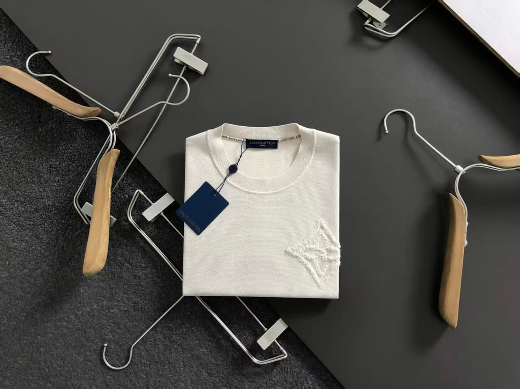 Louis Vuitton - Monogram Flower Tufted Knit T-Shirt
