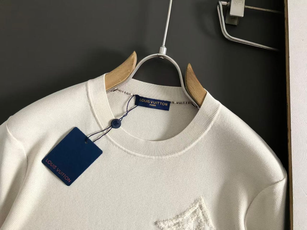 Louis Vuitton - Monogram Flower Tufted Knit T-Shirt