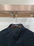 Zegna - Embroidered Logo Long-Sleeve Shirt