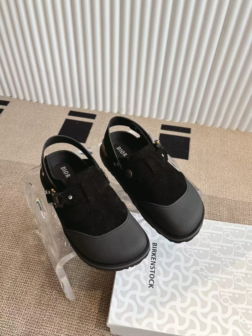 Dior - by Birkenstock Milano Suede Sandal