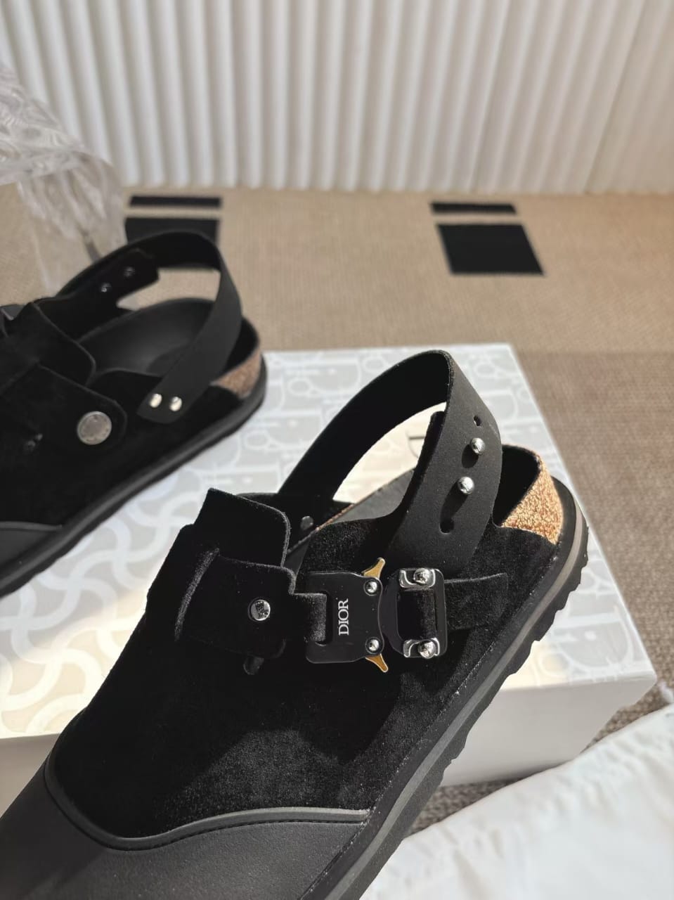 Dior - by Birkenstock Milano Suede Sandal